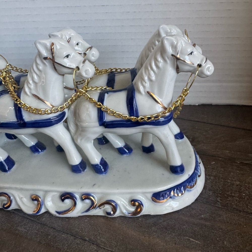 vintage german horse carriage cinderella music box - Picture 3 of 10
